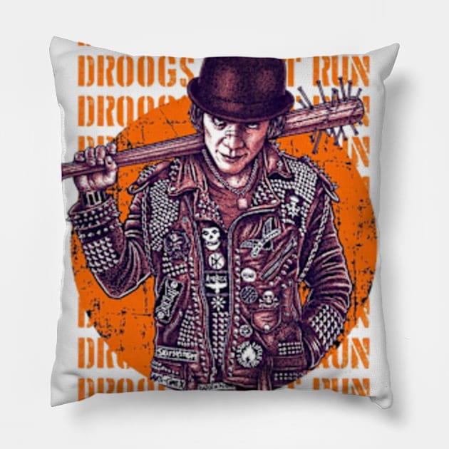 Clockwork Orange Pillow by neilmcadoo