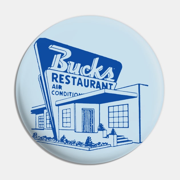 Buck's Restaurant Pin by MindsparkCreative
