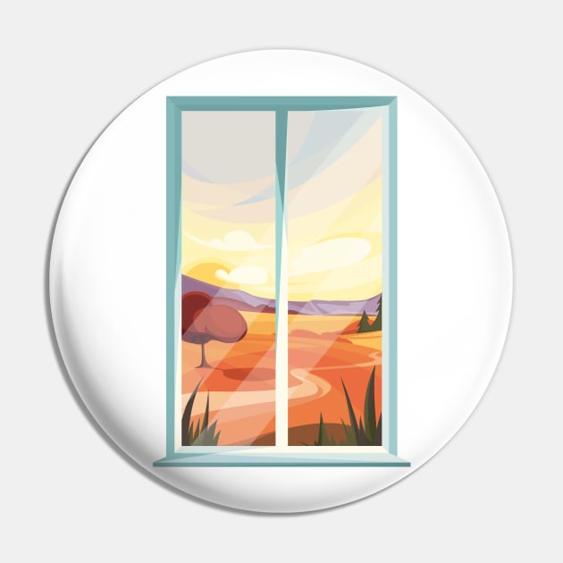 Nostalgic view through fall landscape window Pin by kuallidesigns