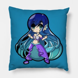 Blue Mermaid Pillow