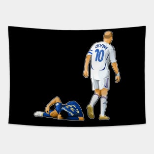 Zidane Hit Materazzi Tapestry