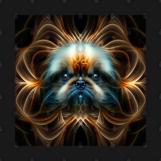 A Fractal Design of A Pekingese by daniel4510