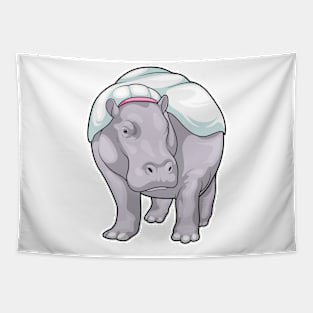 Hippo Bride Wedding Tapestry