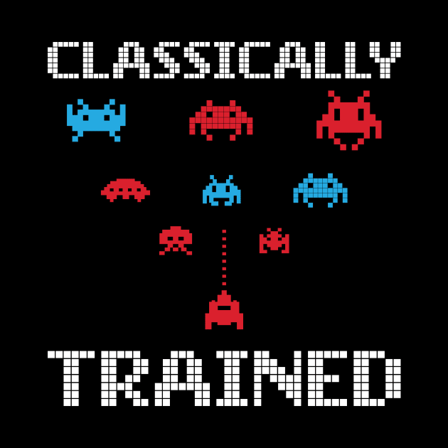 'Classically Trained' Funny 80's Video Game Icon by ourwackyhome