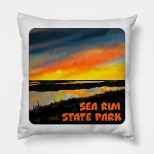 Sea Rim State Park, Texas Pillow