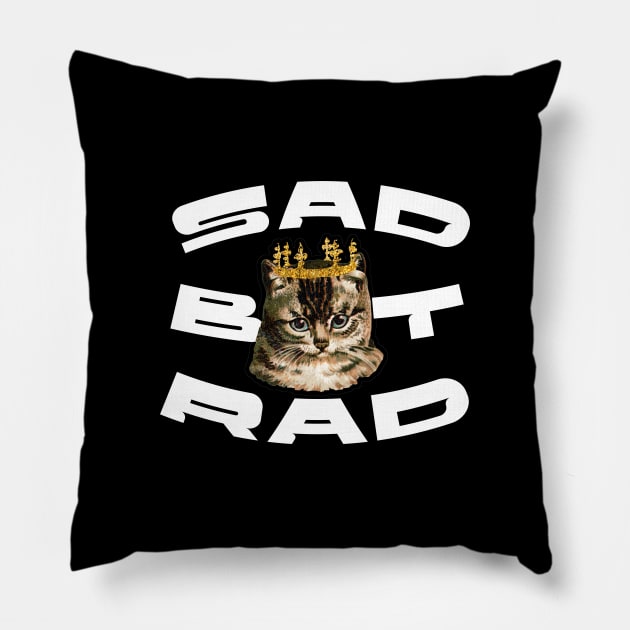 Sad But Rad Pillow by gisselbatres