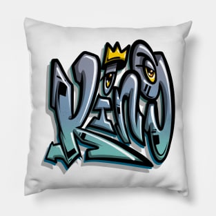 King Graffiti Pillow