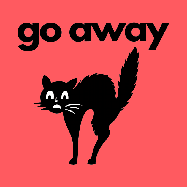 Go away introvert cat by Benivick