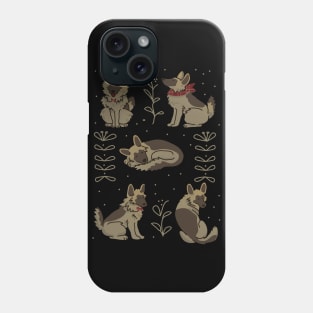 German Shepherd Puppies Phone Case