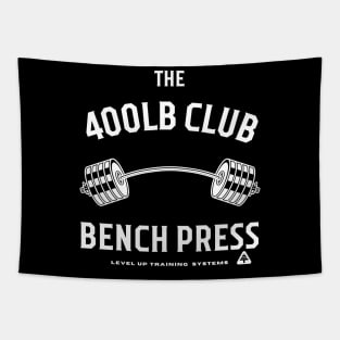 400lb Club Bench Press - Powerlifting Tapestry