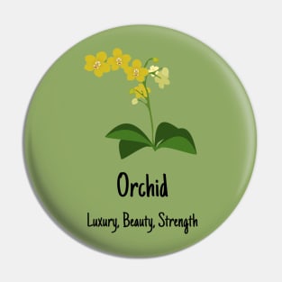 Orchid Pin