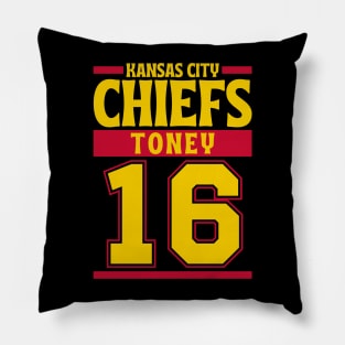 Kansas City Chiefs Toney 16 American Football Team Pillow