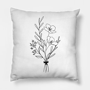 Wildflower Bouquet Pillow