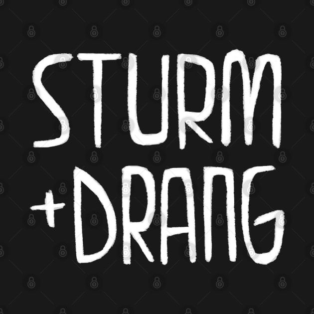 Sturm und Drang, storm and stress, Proto-Romantic German movement by badlydrawnbabe