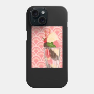 Knickerbocker Glory Retro Vintage Ice cream Sundae Phone Case