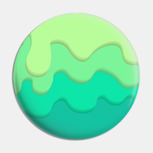 Mint colored background with waved pattern and gradient Pin