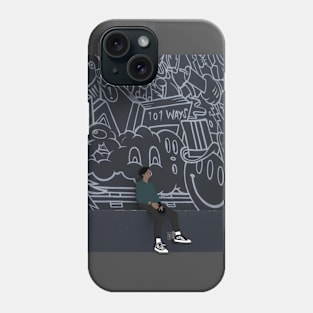 sitting alone Phone Case