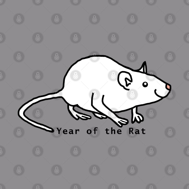 Year of the Rat White by ellenhenryart