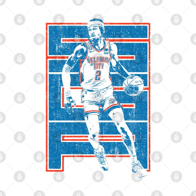 Shai Gilgeous Alexander (Variant) by huckblade