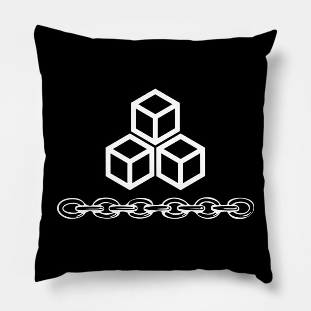 Blockchain Pillow by cryptogeek