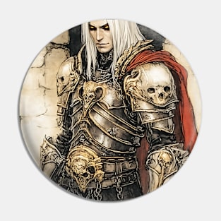 D4 Necromancer Fanart Pin