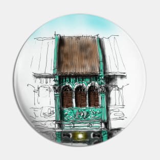 Penang Heritage Shop House In Malaysia Pin