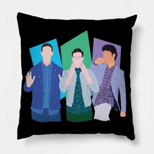 Tri Guys Pillow