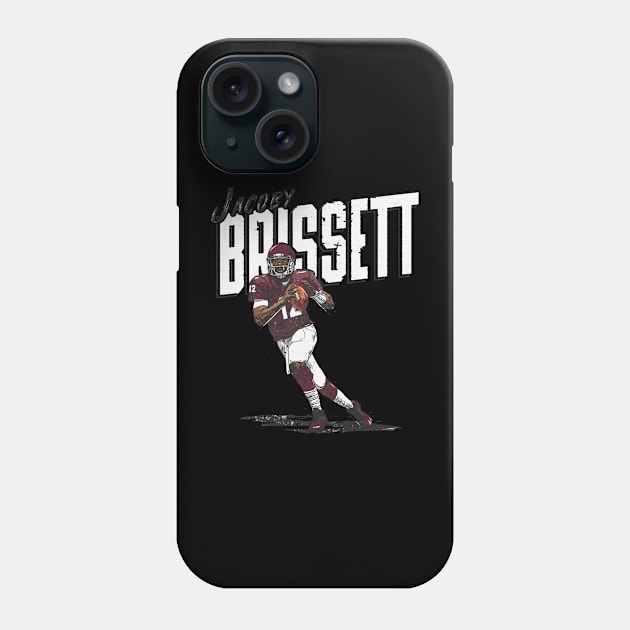 Jacoby Brissett Washington Slant Phone Case by danlintonpro