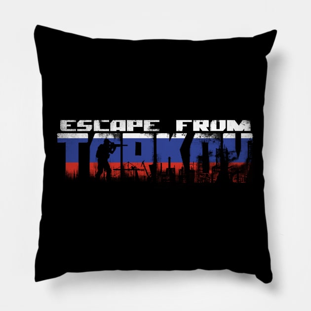 Escape from Tarkov Russia Pillow by tortoiseman