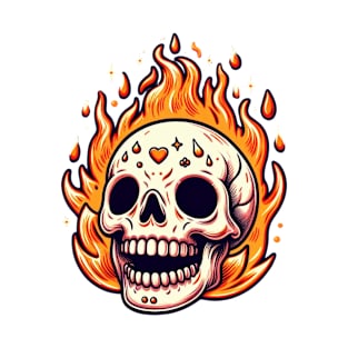 Fire skull T-Shirt