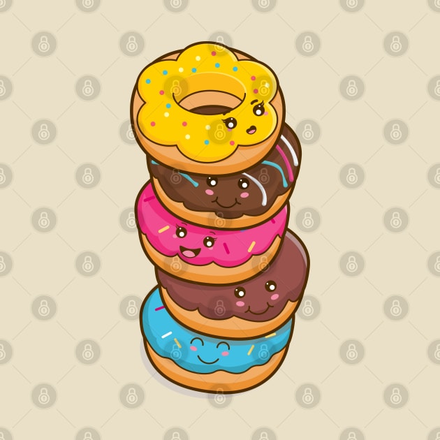 Cute Stack of Doughnuts by Hixon House