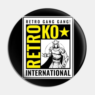 RetroKO Convention Pin