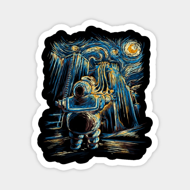 Van Goghstbusters Magnet by girardin27