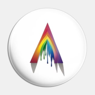 Melting Spectrum Triangle Design No. 533 Pin