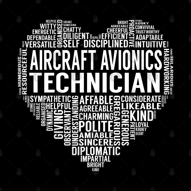 Aircraft Avionics Technician Heart by LotusTee