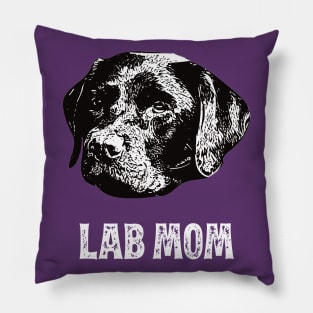 Labrador Mom Labrador Retriever Design Pillow