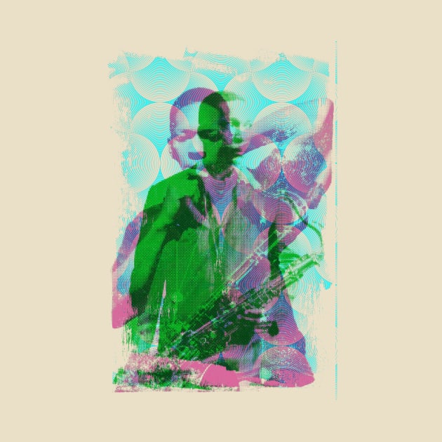 John Coltrane by HAPPY TRIP PRESS