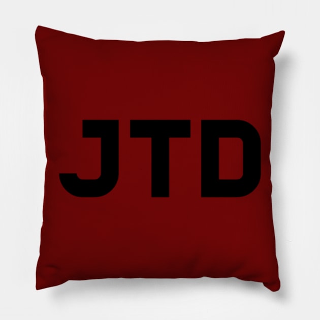 More JTD logo designs Pillow by jtdplayz