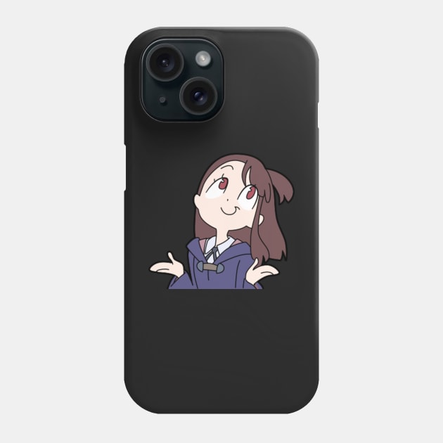 Akko Shrug Phone Case by KokoroPopShop