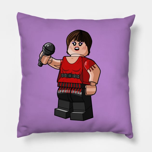 LEGO Pat Benatar Pillow by schultzstudio