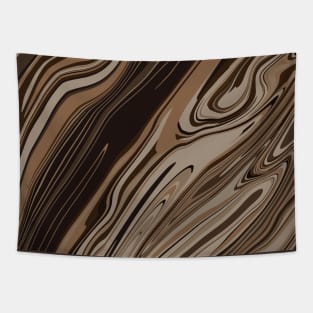 Dark earth waves abstract patterns Tapestry