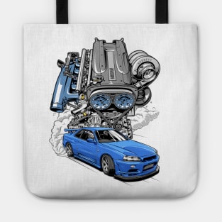 RB26 Turbo Skyline R34 Tote