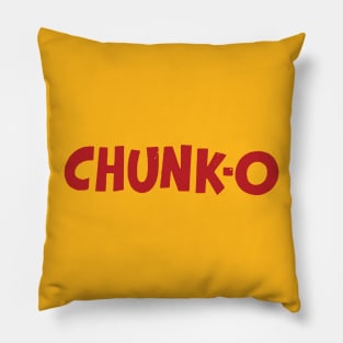 Chunk-o  in red Pillow