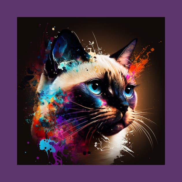 Siamese Cat Design by Star Scrunch
