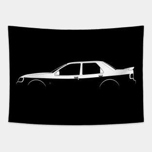 Ford Sierra Sapphire RS Cosworth Silhouette Tapestry