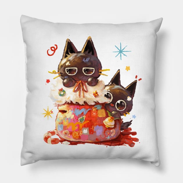 Christmas Surprise Pillow by happyyu