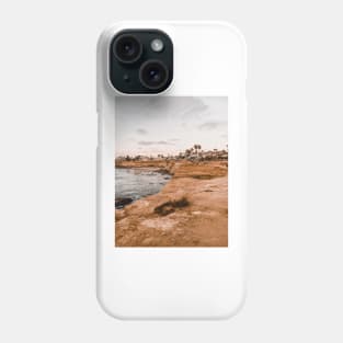 Sunset Cliffs and Palm Trees, California - Travel Photography Phone Case