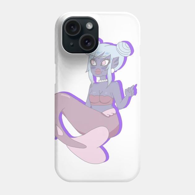Angry Mermaid Phone Case by Pink_lil_Ghost