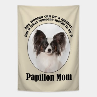 Papillon Mom Tapestry