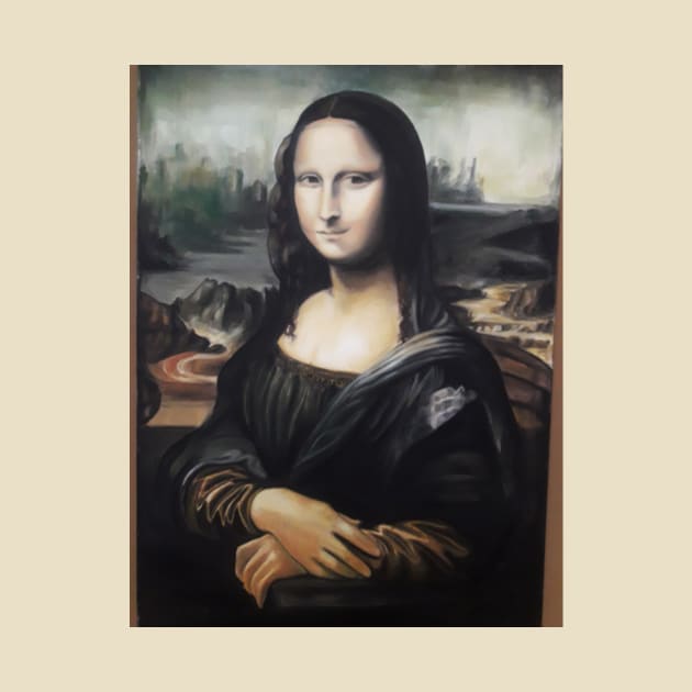 mona lisa by Vanelkan